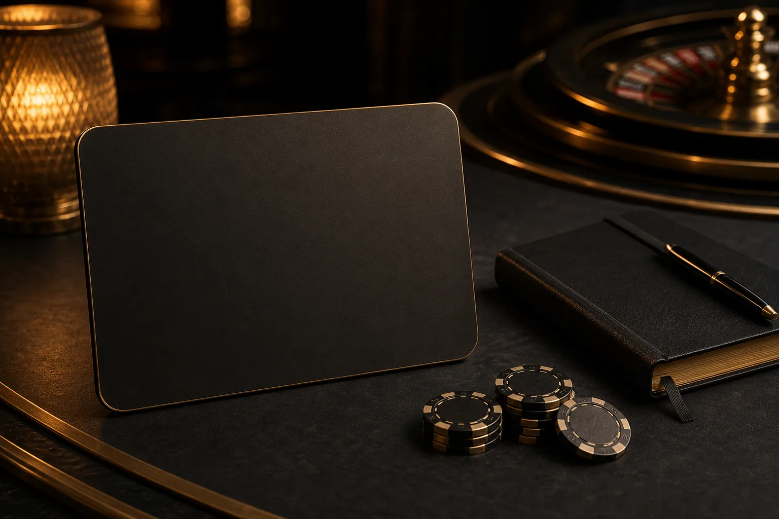 Blank offer card and notebook for promotion-code conditions